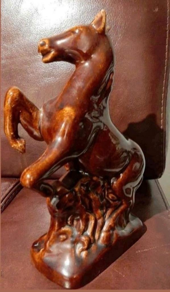 Vintage Keramiek Paardenbeeld, Ophalen of Verzenden