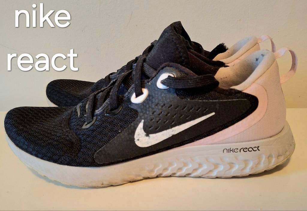 Nike React Sneakers - Maat 39, Kleding | Dames, Schoenen, Gedragen, Sneakers of Gympen, Zwart, Ophalen of Verzenden