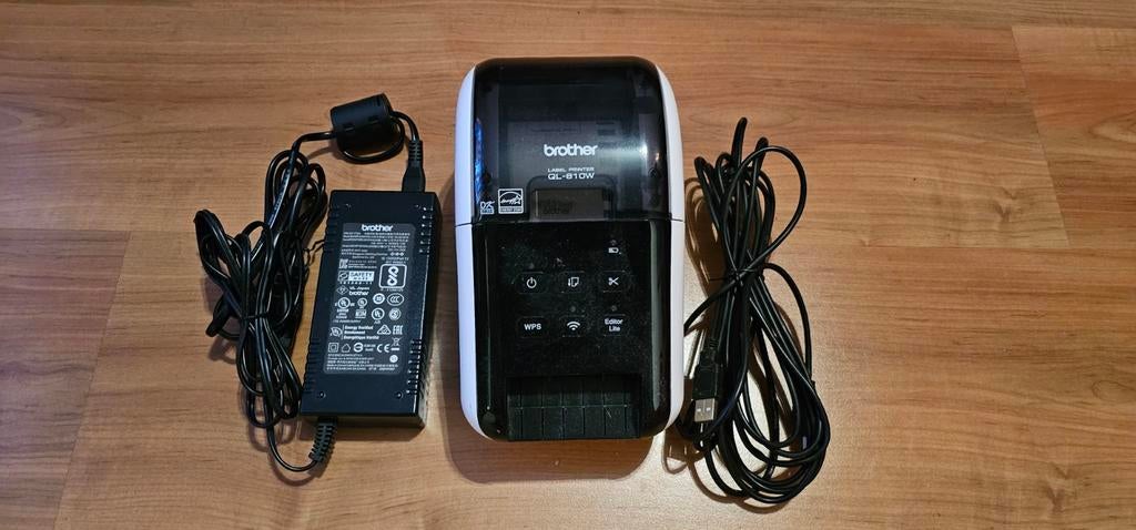 Brother QL-810W Labelprinter met Wifi + accessoires, Ophalen of Verzenden, Gebruikt, Etiket, Brother