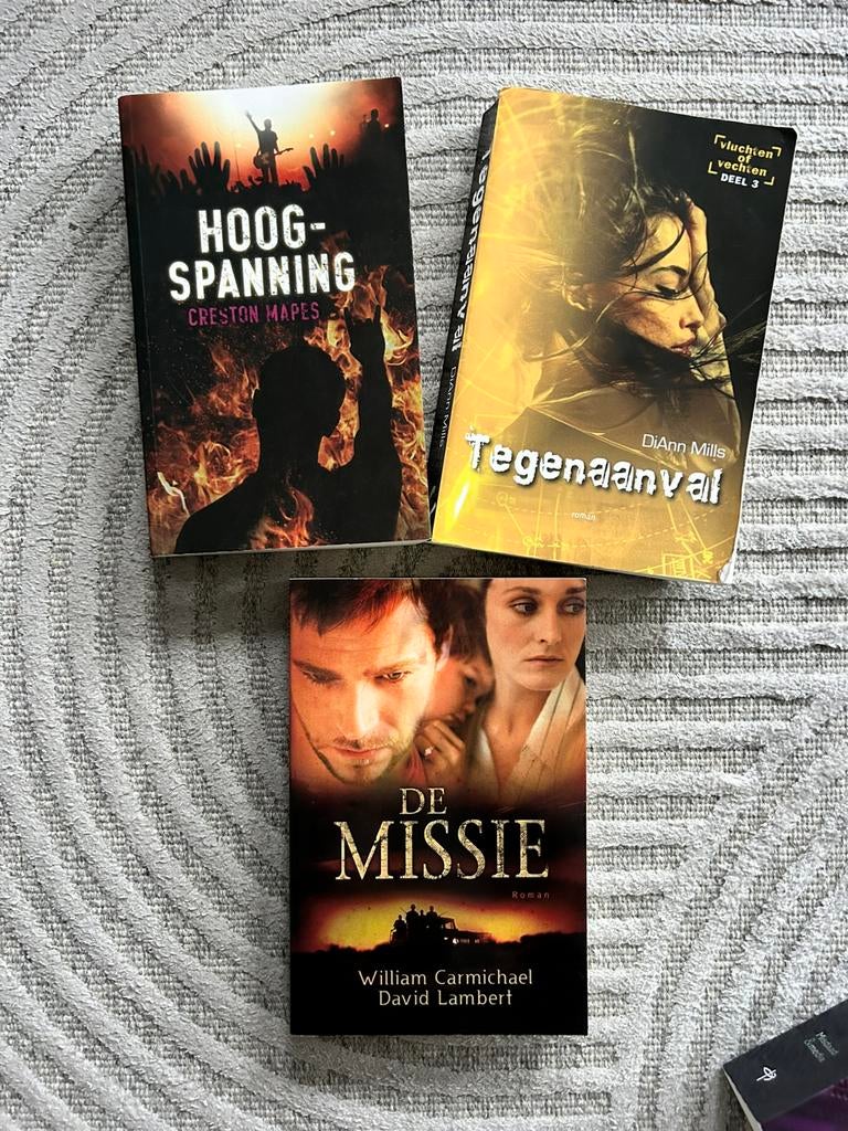 Christelijke thrillers - 3 stuks, Boeken, Ophalen of Verzenden, Zo goed als nieuw, W. Carmichael; D. Lambert