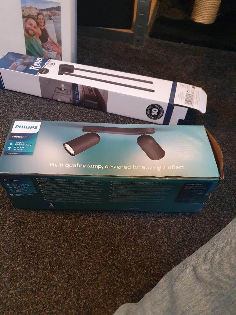 Nieuwe Philips Plafondlamp - Stijlvol en Modern, Ophalen of Verzenden, Nieuw, Metaal, Modern