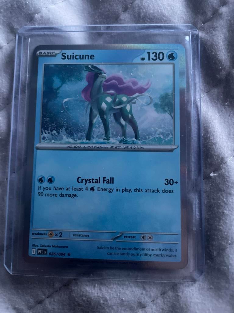 Suicune 026/094 - Pokémon kaart te koop, Ophalen of Verzenden, Gebruikt, Losse kaart