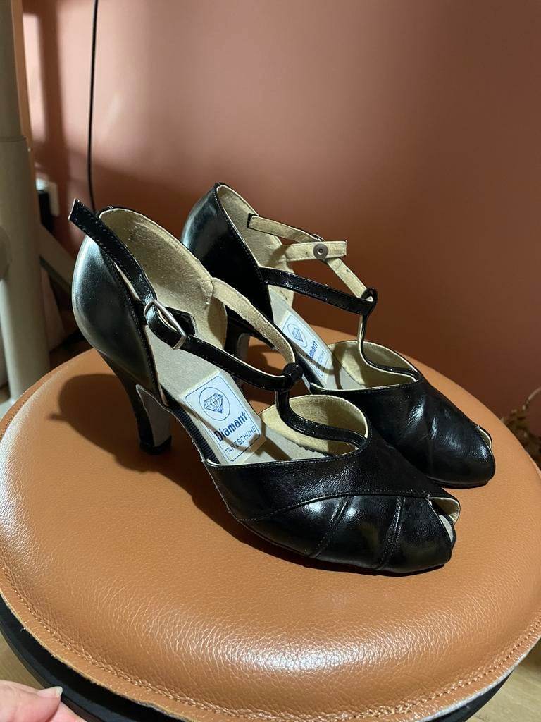 Elegante dansschoenen mt 37 hak 7,5 cm, Sport en Fitness, Dansen, Ophalen, Zo goed als nieuw, Schoenen