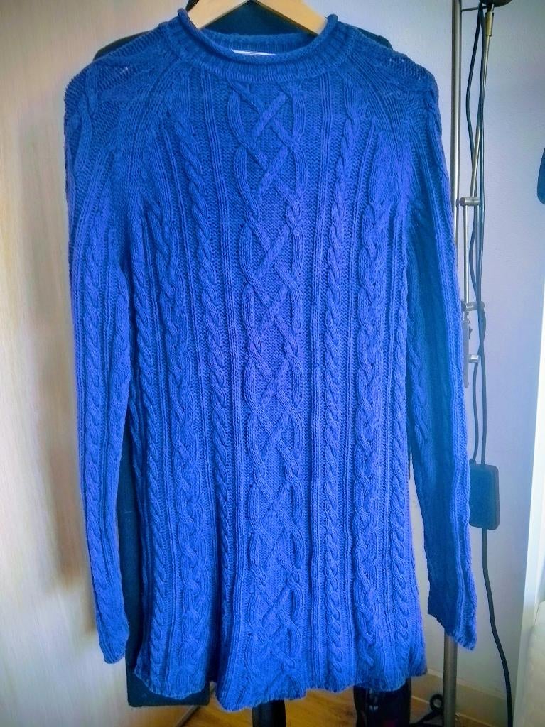 Katoenen trui, Kleding | Dames, Truien en Vesten, Ophalen of Verzenden, Zo goed als nieuw, Maat 38/40 (M), Blauw