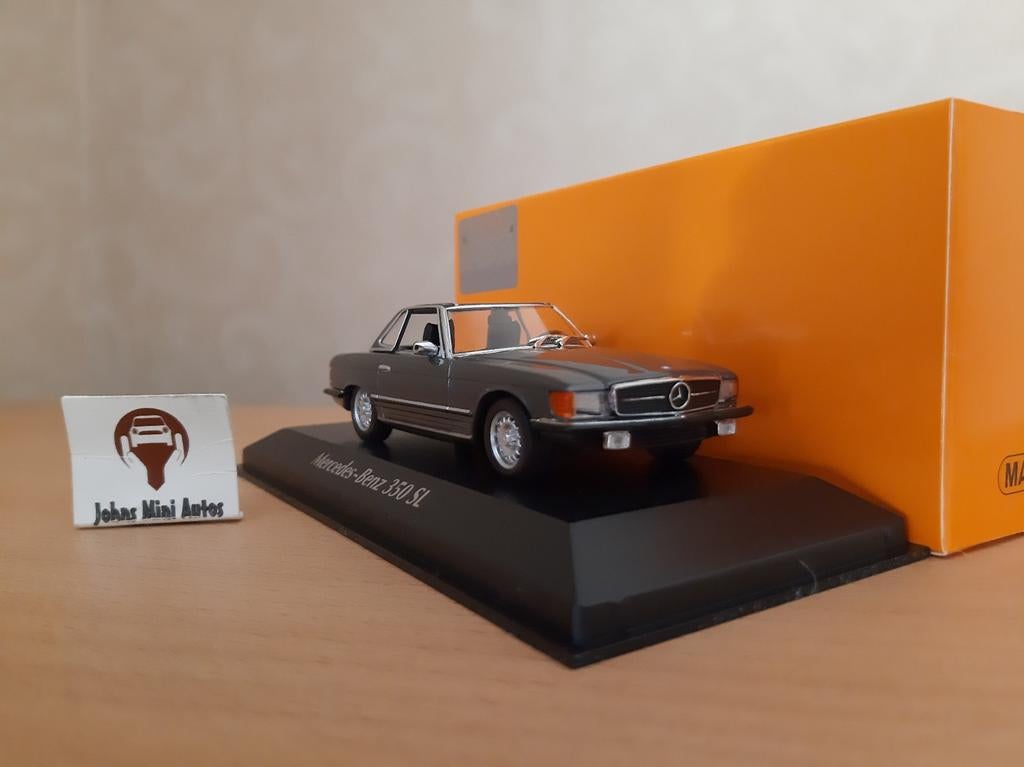 Mercedes Benz 350 SL Hardtop R107 1974 van Maxichamps 1:43, Overige merken, Auto, Nieuw, Ophalen of Verzenden