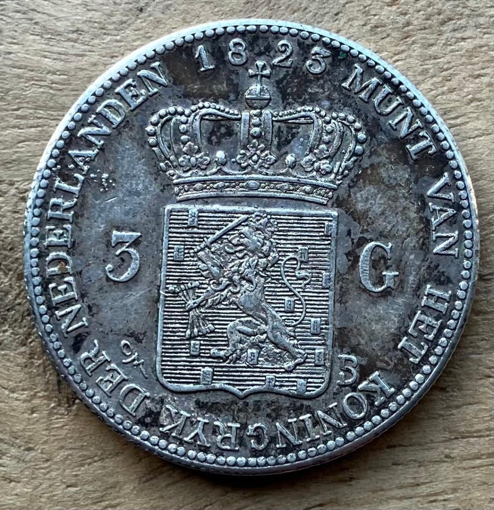 3 gulden 1823 Willem I, Ophalen, Koning Willem I, Overige waardes, Losse munt