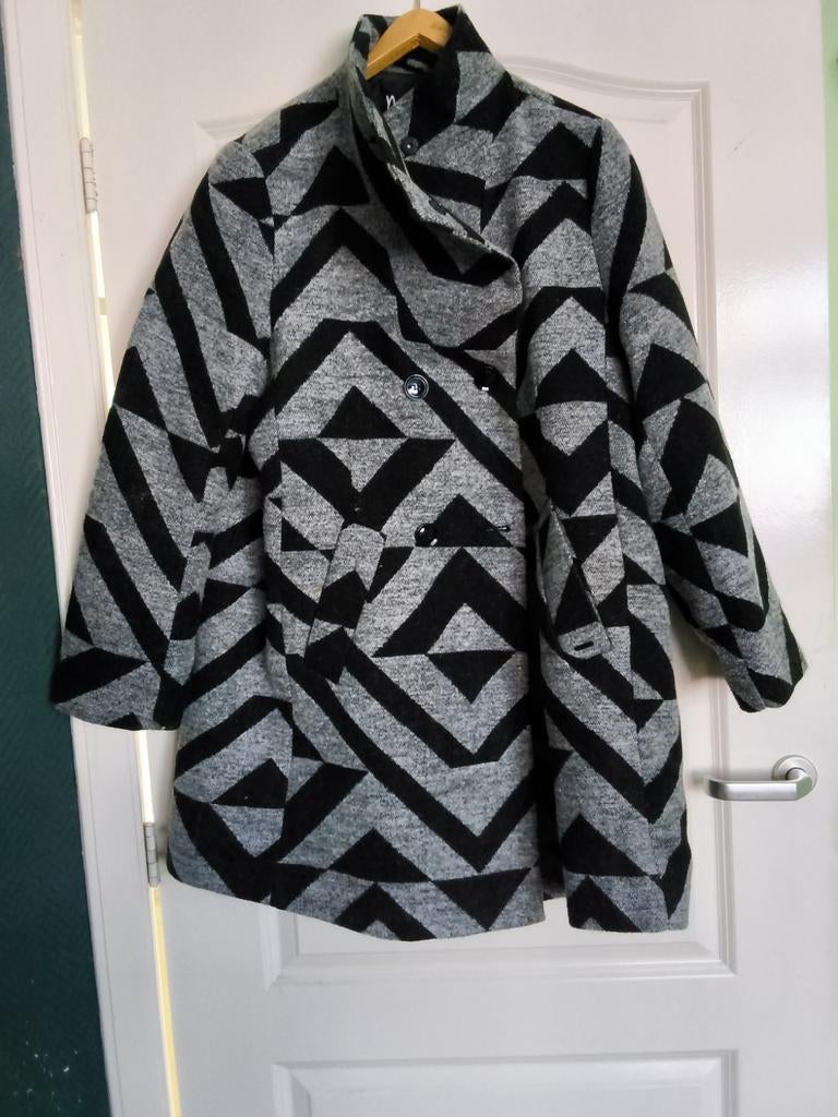 Ms mode maat 46 keyrige jas, Kleding | Dames, Grote Maten, Ophalen of Verzenden, Zo goed als nieuw, Jas of Mantel
