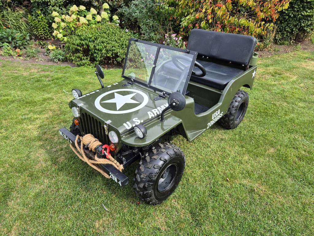 Mini Willys jeep 150cc, Ophalen, Zo goed als nieuw, Overige typen
