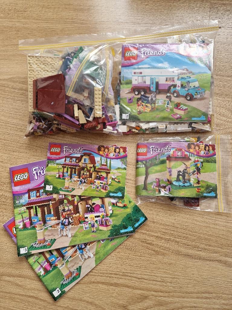 Lego Friends 41123, 41125 en 41126, Ophalen of Verzenden, Gebruikt, Complete set, Lego