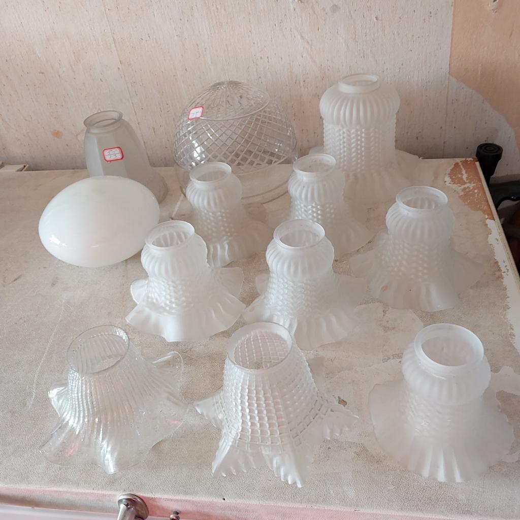 Een  Bananen doos met lampen, Ophalen of Verzenden, Zo goed als nieuw, Glas