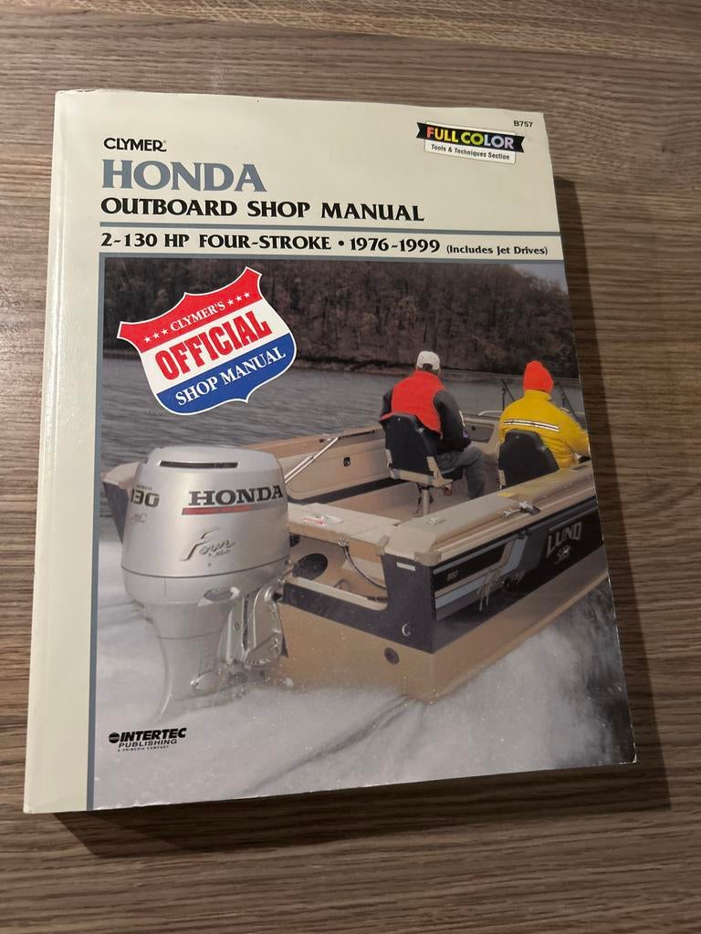 Honda Buitenboordmotor Werkplaatshandboek, Watersport en Boten, Ophalen of Verzenden, Zo goed als nieuw, Boek of Waterkaart