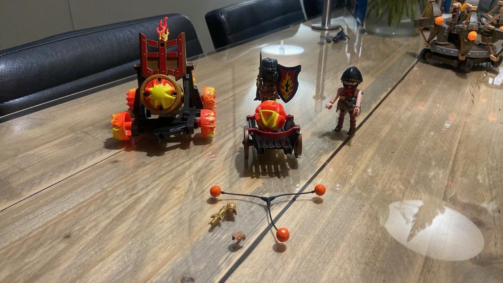 Playmobil Vuurkanon Lava Leger Set, Ophalen of Verzenden, Gebruikt, Complete set