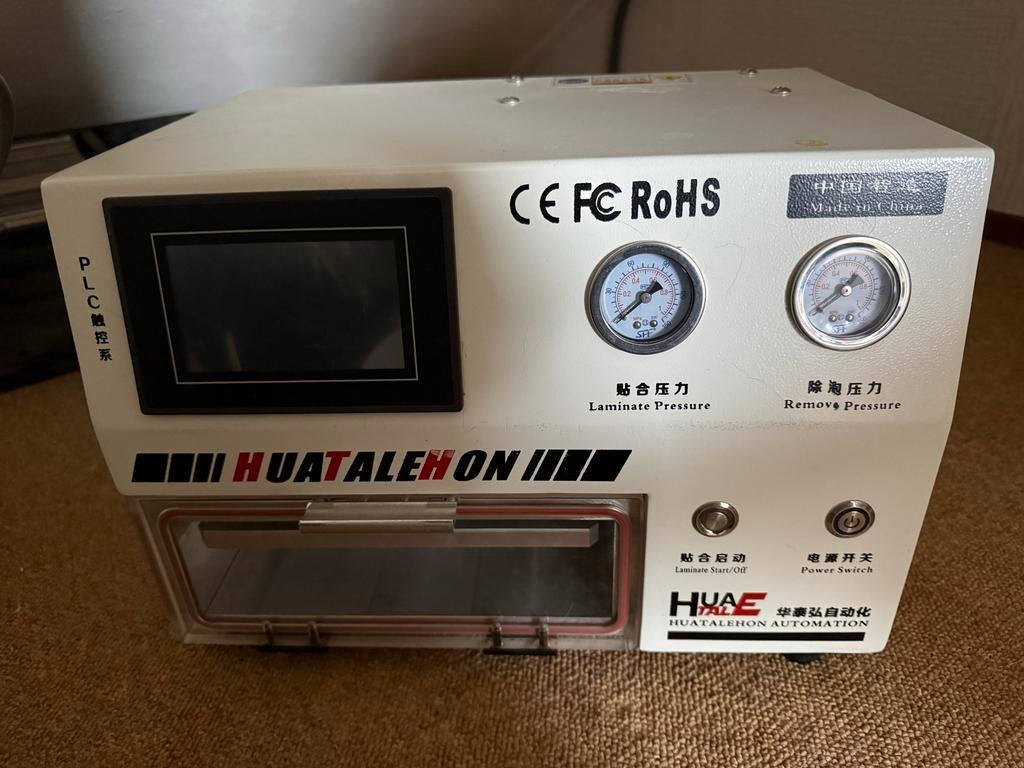 LCD Refurbish Machine + Compressor en Vacuumpomp, Ophalen