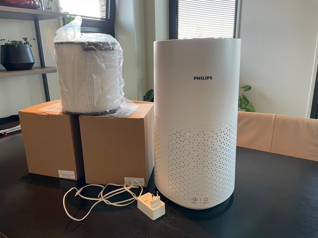Philips AC1711/10 luchtreiniger wit met 3 HEPA filters, Ophalen, Zo goed als nieuw, Luchtreiniger