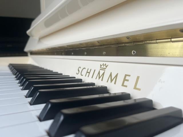 Schimmel C120 T, Muziek en Instrumenten, Piano's, Ophalen, Gebruikt, Wit, Hoogglans
