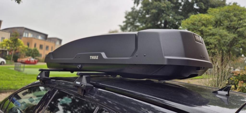 ⁰Te huur: Thule Force XL dakkoffer - 500 Liter, Auto diversen, Ophalen of Verzenden, Zo goed als nieuw
