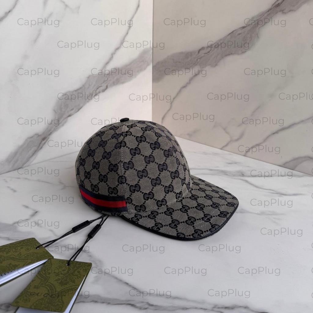 Canvas grijze gucci pet
