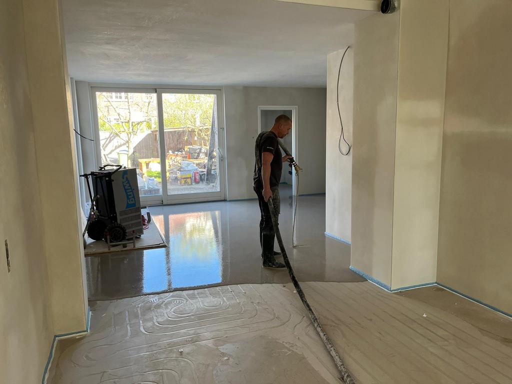 Egaliseren, verpompen, verwijderen van vloeren, Garantie, Vloeren gieten
