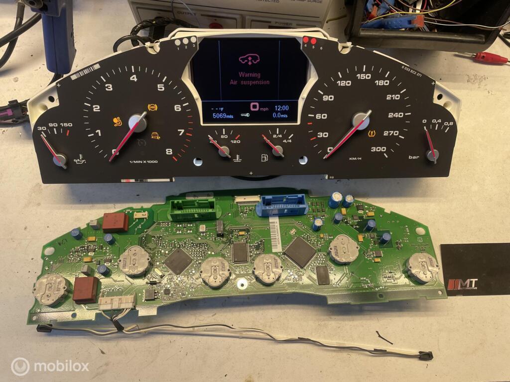 KM teller verlichting / display reparatie Porsche Cayenne VW, Auto-onderdelen, Dashboard en Schakelaars, Gebruikt, Ophalen of Verzenden