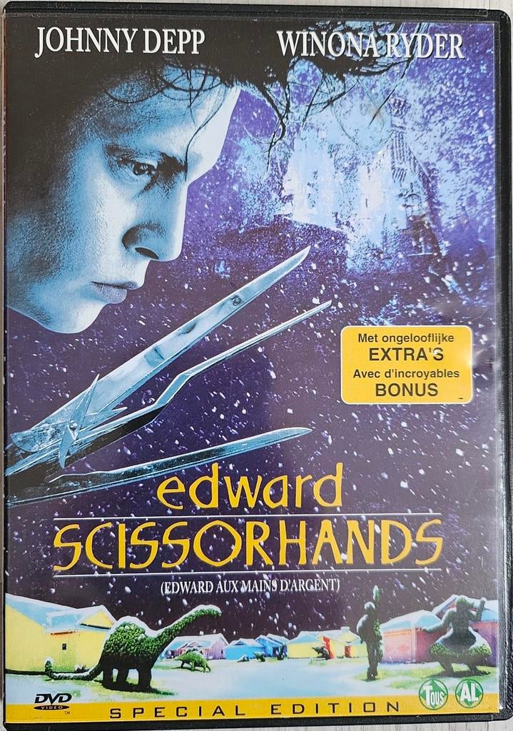 Edward Scissorhands (1990), 1980 tot heden, Science Fiction en Fantasy, Ophalen of Verzenden, Zo goed als nieuw