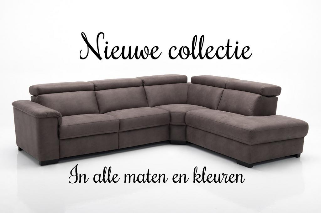 Nieuwe model Actie deal NU €1895,-, Huis en Inrichting, Banken | Complete zithoeken, Ophalen of Verzenden, Nieuw