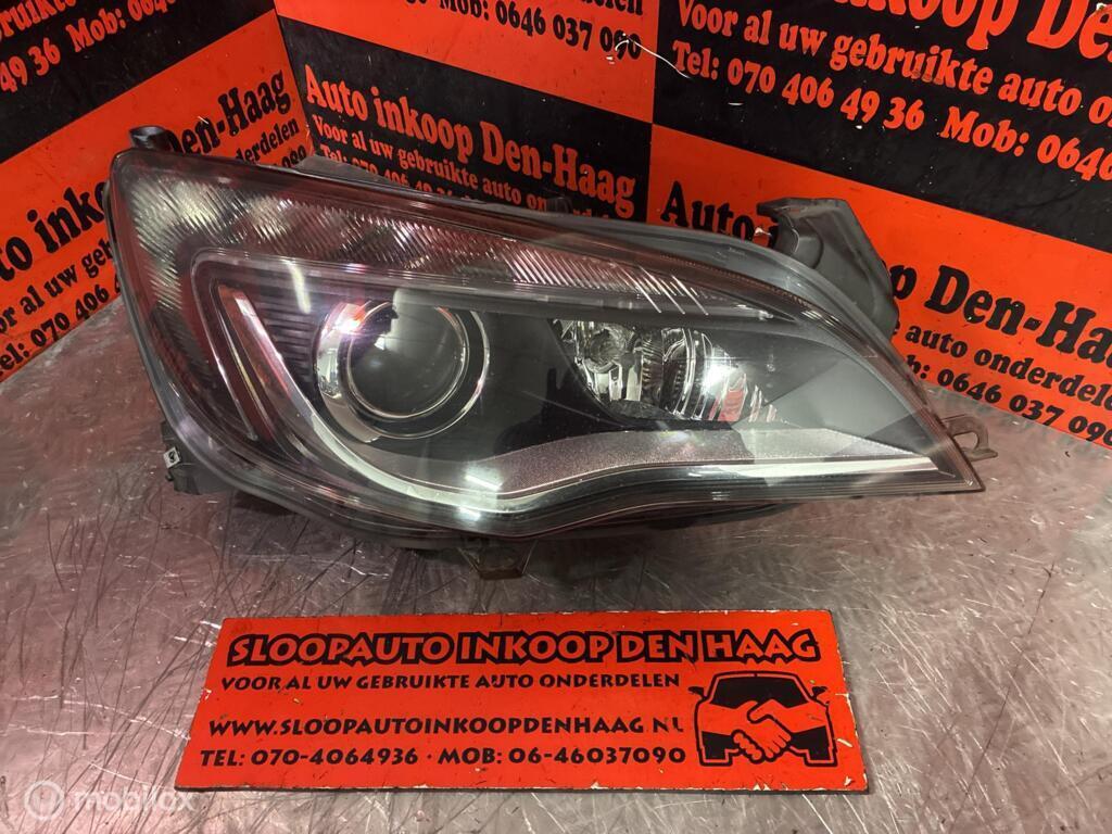 Opel Astra (09-15) BI Xenon + LED Koplamp Rechts 13253651RH, Gebruikt, Opel, Ophalen of Verzenden, Opel