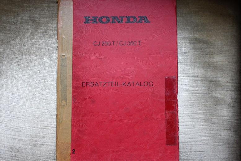 Honda CJ250T CJ350T ersatzteil katalog onderdelen boek CJ, Motoren, Ophalen of Verzenden, Honda