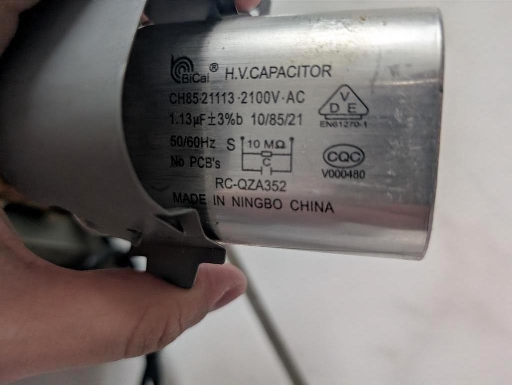 RTRN-A796WRZZ DPC & RC-QZA352WRZZ HV capacitor, Ophalen, Gebruikt