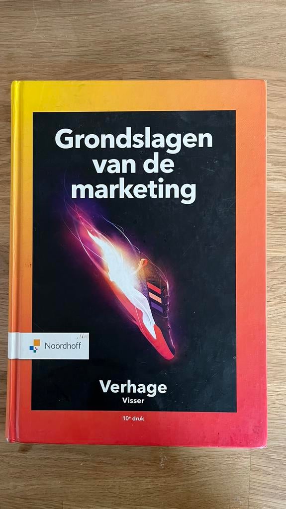 Bronis Verhage - Grondslagen van de marketing, Boeken, Ophalen, Zo goed als nieuw, Economie en Marketing, Bronis Verhage; Marjolein Visser
