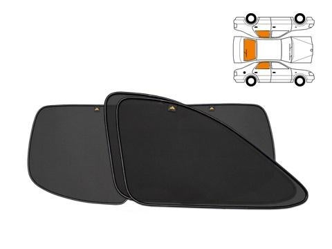 BMW 3 F30 (2011+) 3-set back window shades / zonneschermen, Ophalen of Verzenden, Zo goed als nieuw