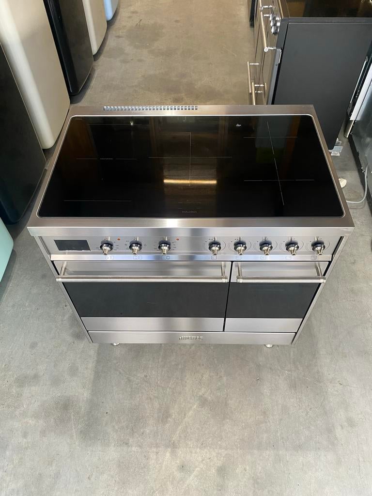 Smeg Fornuis - Inductie - Zo goed als nieuw!, Witgoed en Apparatuur, Fornuizen, Bella, 60 cm of meer, Grill, Ophalen of Verzenden