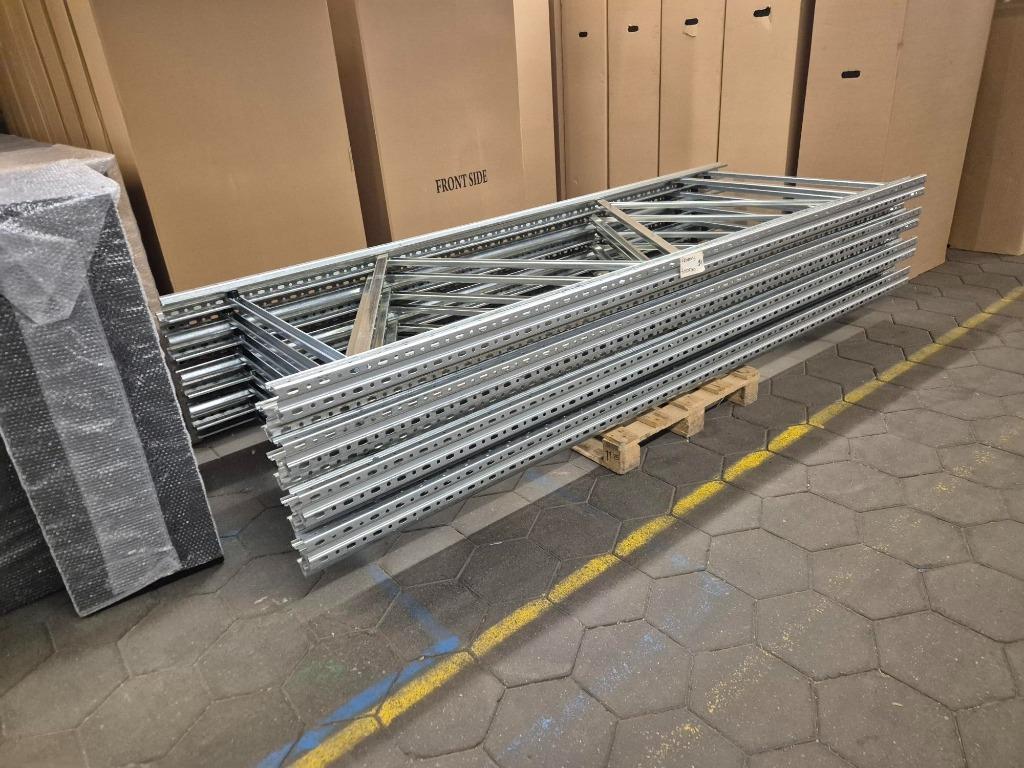 Palletstelling magazijnstelling rekken set 8,46mtr. koopje, Ophalen