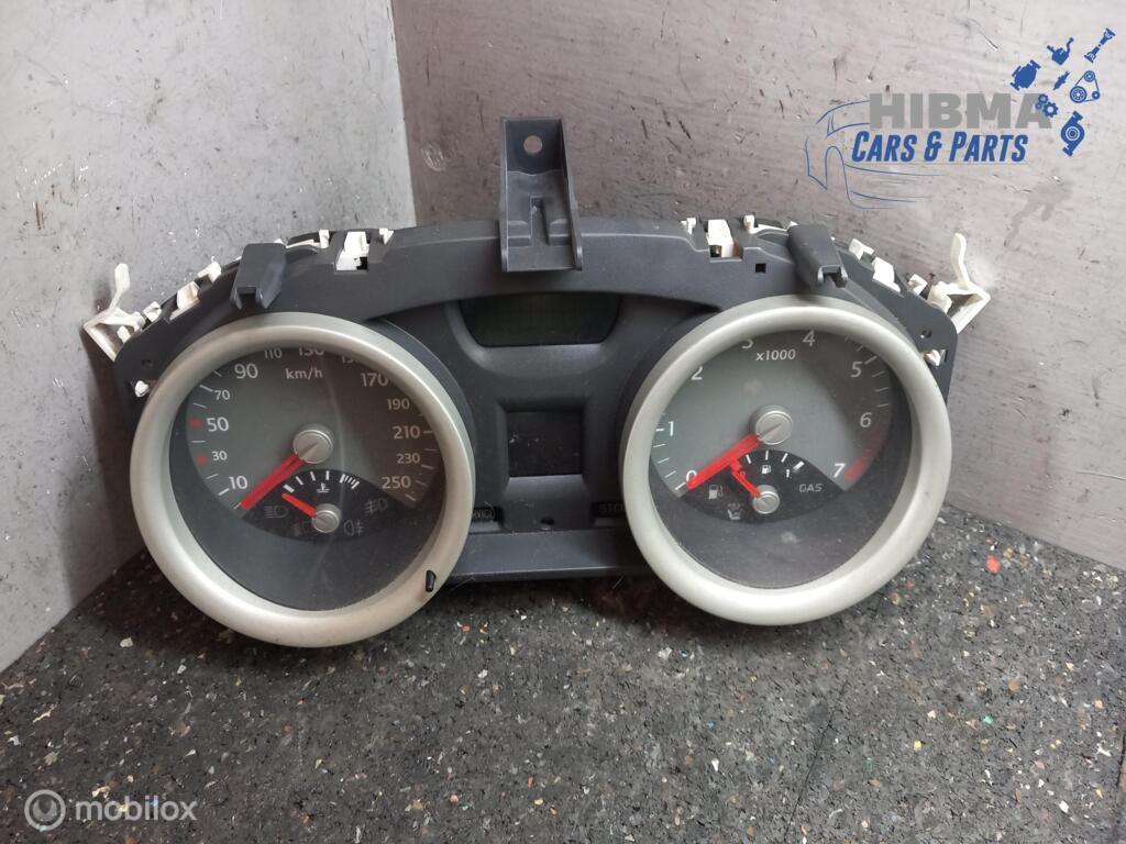 Renault Megane II Tellerklok 1.6-16V 8200292076 2004 - 2009, Auto-onderdelen, Dashboard en Schakelaars, Gebruikt, Renault, Ophalen of Verzenden