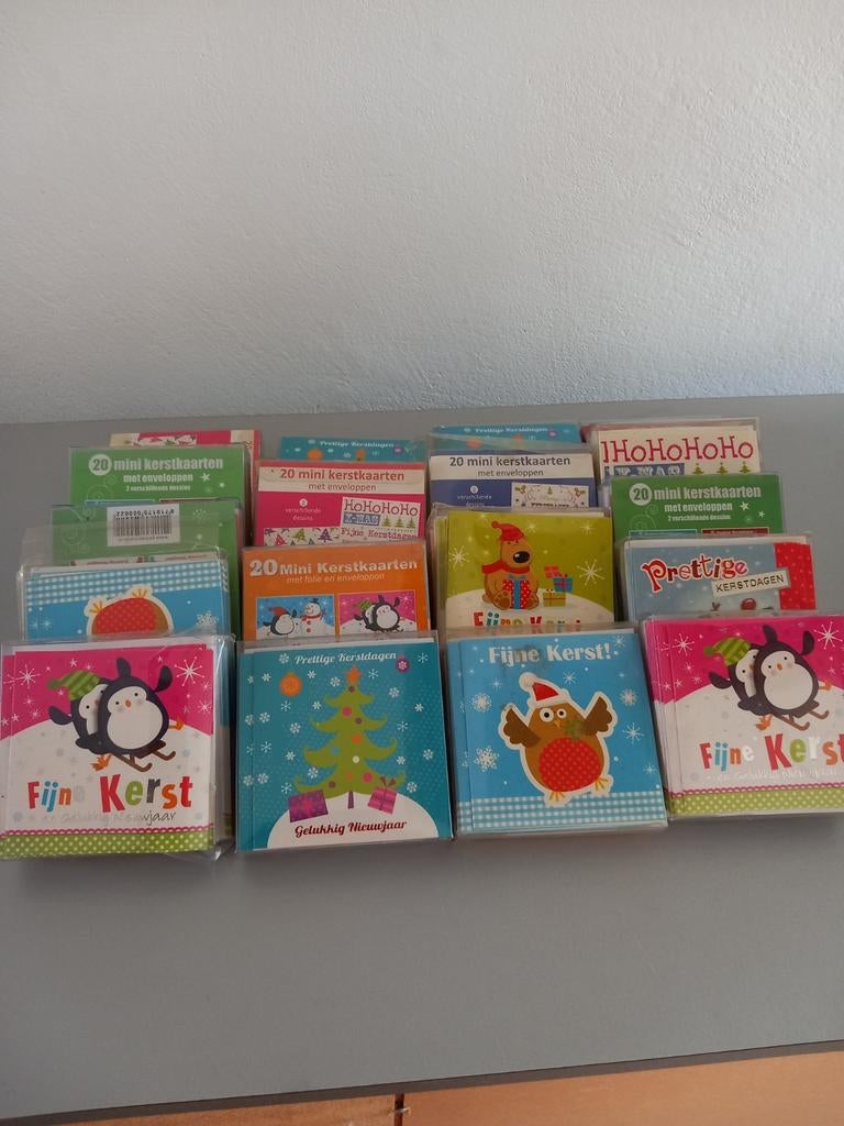 Kerstkaartjes inclusief envelop nieuw 18 pk a 20 stuks, Ophalen of Verzenden
