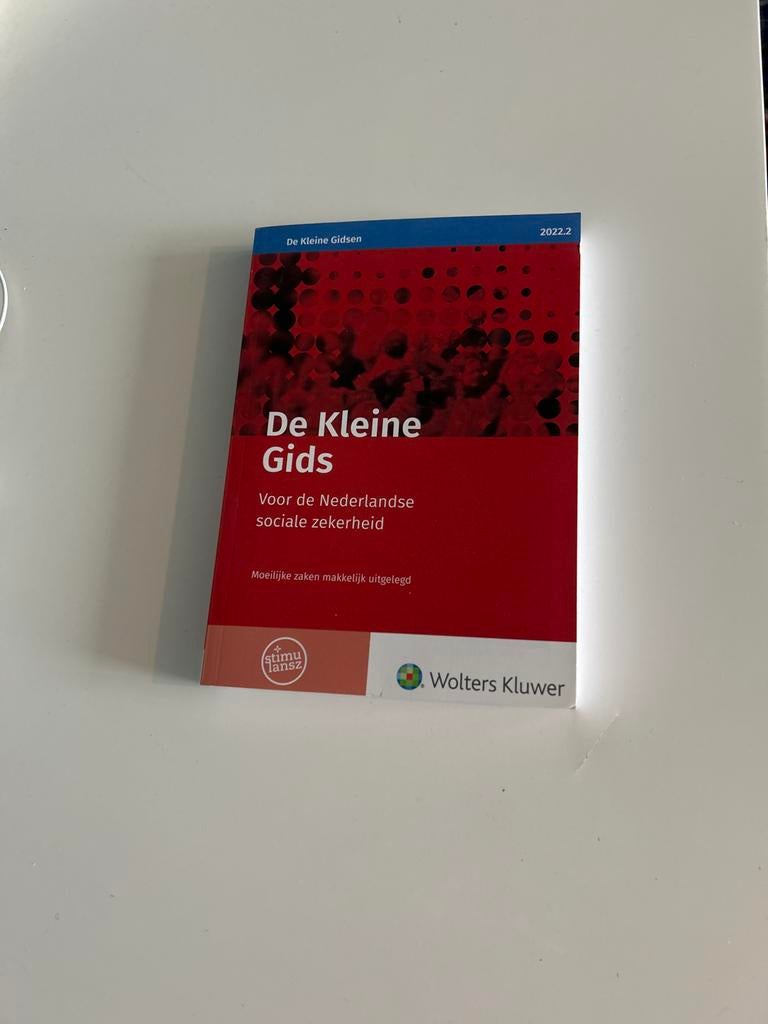 De Kleine Gids Sociale Zekerheid 2022, Ophalen of Verzenden, Gamma, Zo goed als nieuw, HBO