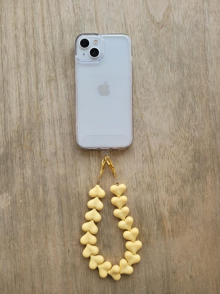 Leuk telefoonkoord met hartjes, Ophalen of Verzenden, Nieuw, Telefoonhanger of Accessoire, Overige merken