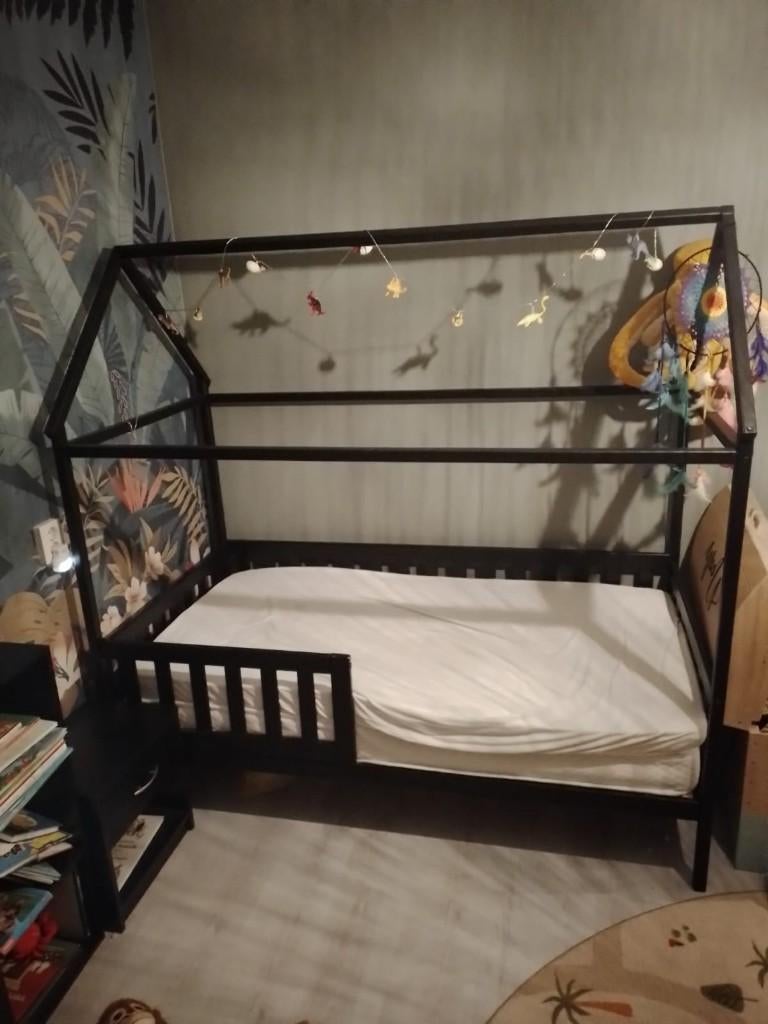 Bed 160x90x165, Ophalen, 85 tot 100 cm, Gebruikt, 140 tot 160 cm