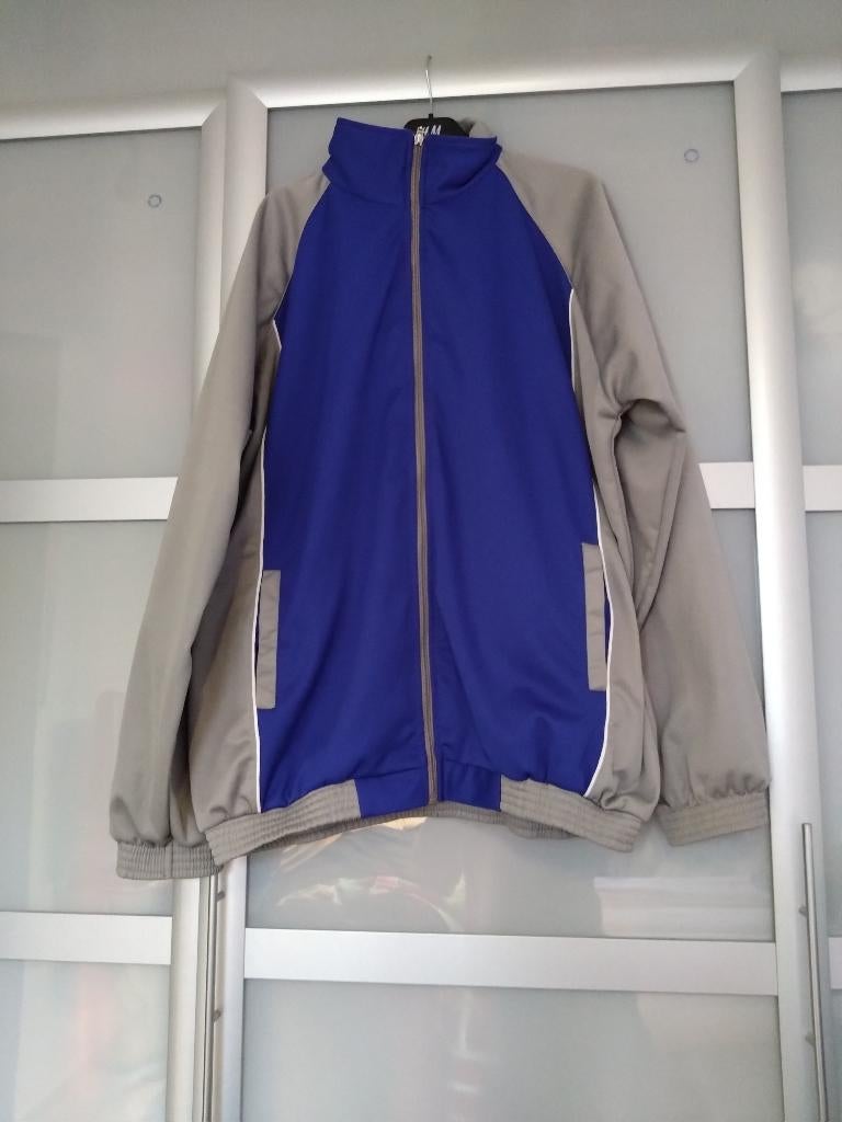 Retro trainingsjack XXL, Blauw, Overige maten, Ophalen of Verzenden, Gedragen