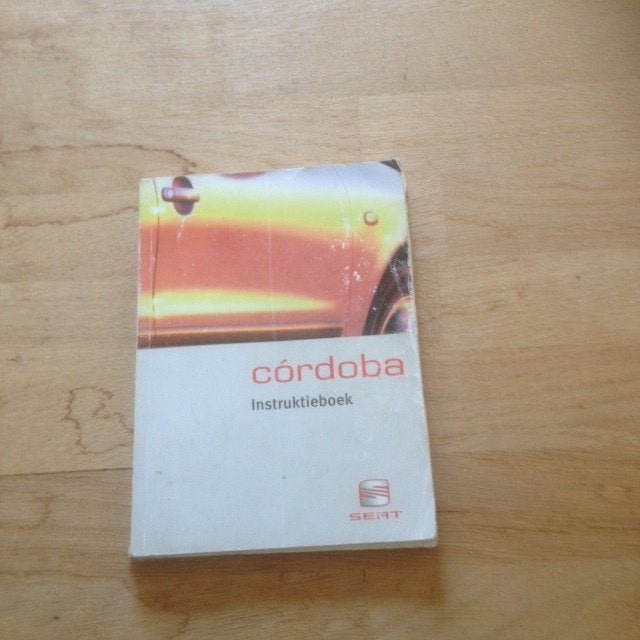 Seat Cordoba Instructieboekje 1999 in goede conditie  NL, Ophalen of Verzenden