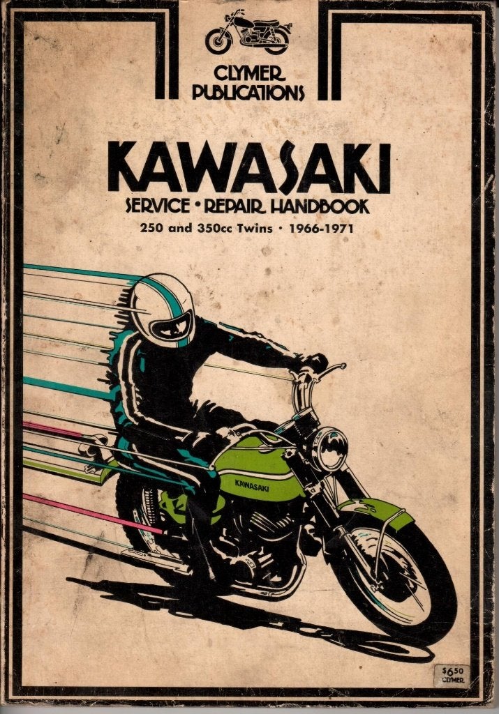 Kawasaki 250-350 werkplaats handboek Twins 1966-1971, Boeken, Ophalen of Verzenden, Gelezen, Clymer, Merk of Model