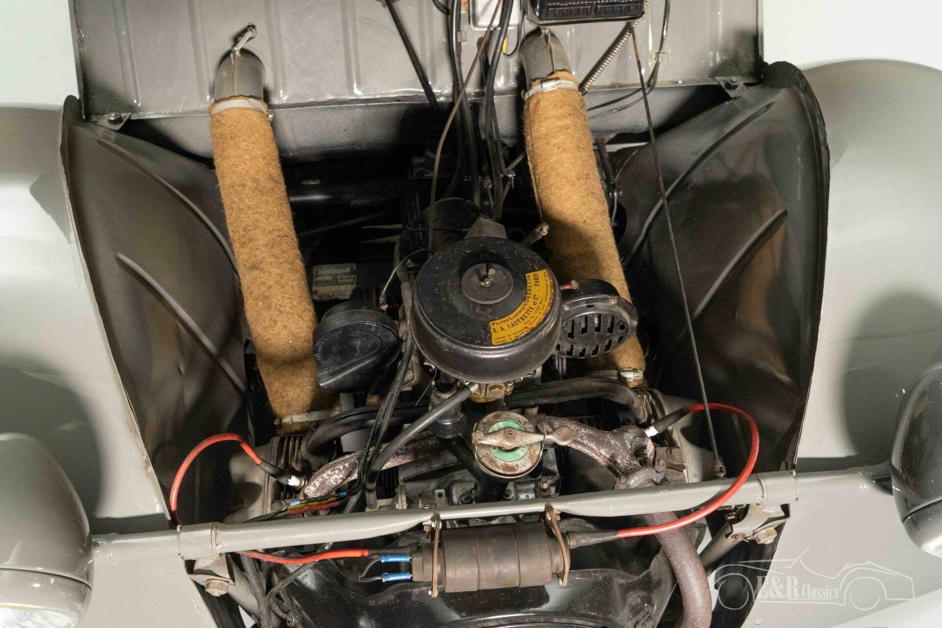 Citroën 2CV | Gerestaureerd | Zeldzaam oud type | 1953, Voorwielaandrijving, Stof, 4 stoelen, Handgeschakeld