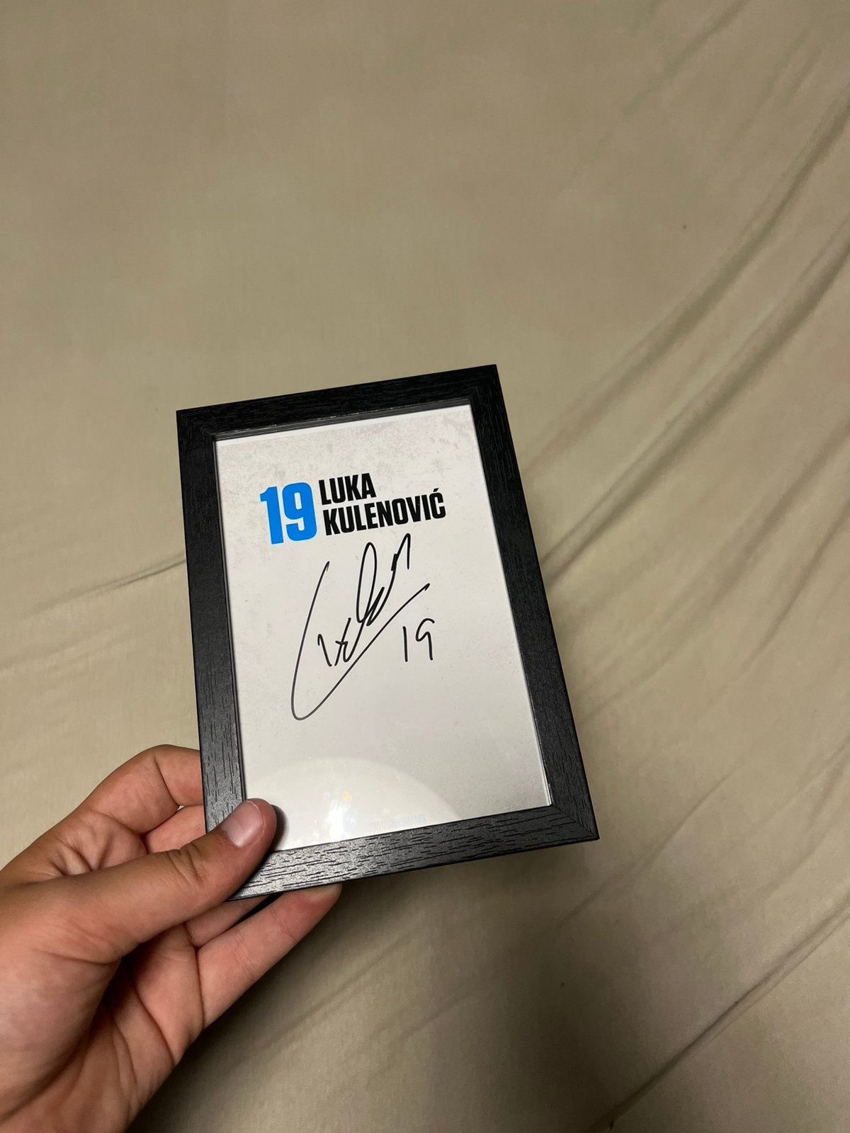 Gesigneerde heracles fotos ingelijst, Verzamelen, Ophalen of Verzenden, Nieuw, Buitenlandse clubs, Spelerskaart