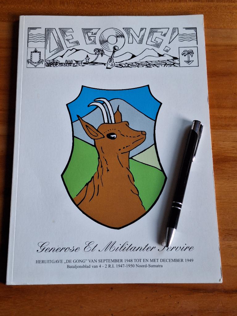 de GONG Bataljonsblad van 4-2 Regiment Infanterie 1947 - 50, Ophalen of Verzenden, Tweede Wereldoorlog, Gelezen, Overige onderwerpen