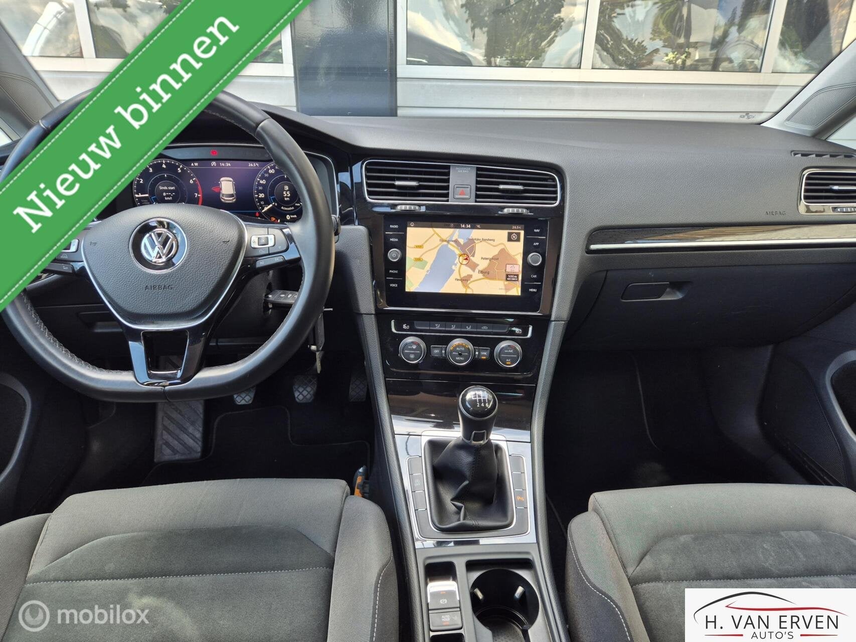Volkswagen Golf 1.0 TSI Highline APPLE CARPLAY NAVI LED NAP, Blauw, Origineel Nederlands, Bedrijf, Handgeschakeld