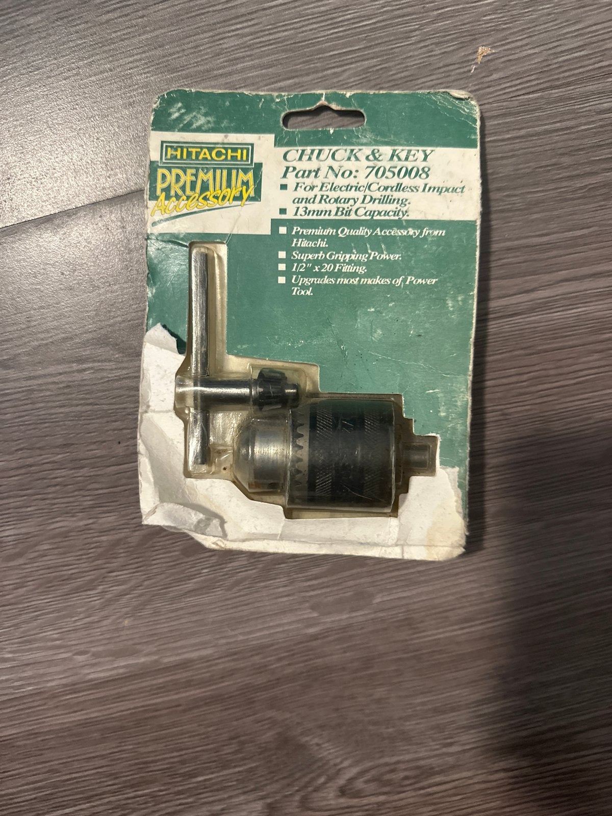 Hitachi Boorkop met Sleutel - 13mm Capaciteit, Ophalen of Verzenden, Nieuw, Overige typen
