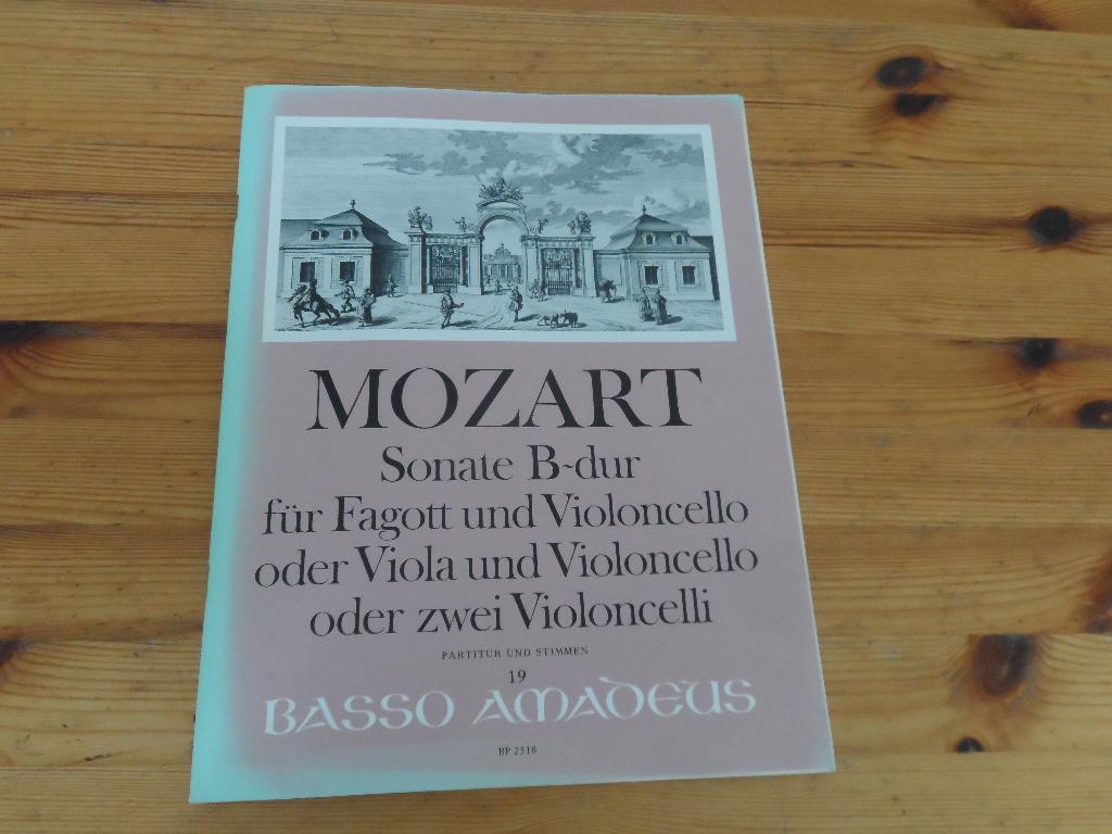 Mozart - Sonate B dur, Klassiek, Ophalen of Verzenden, Zo goed als nieuw, Viool of Altviool