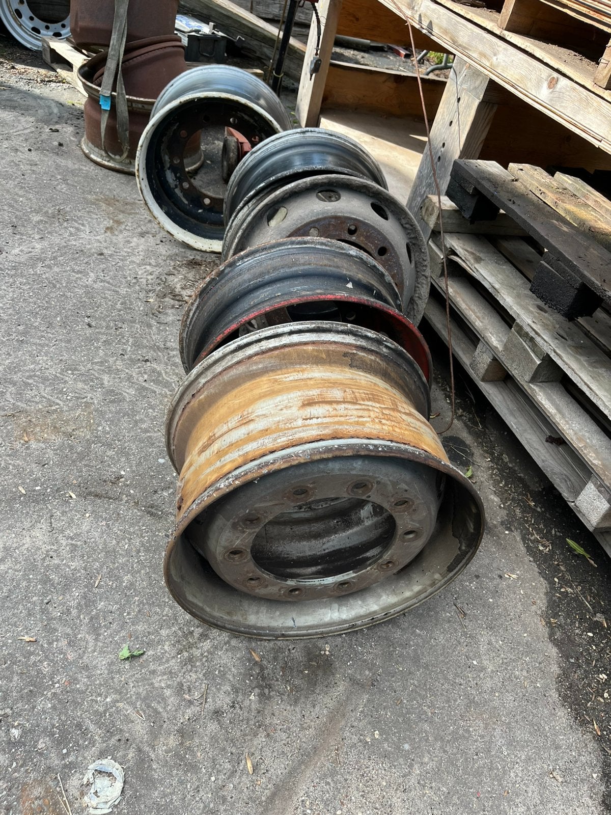 Velgen vrachtwagen 22,5 inch, Auto-onderdelen, Vrachtwagen-onderdelen, Ophalen, Volvo, Overige Auto-onderdelen