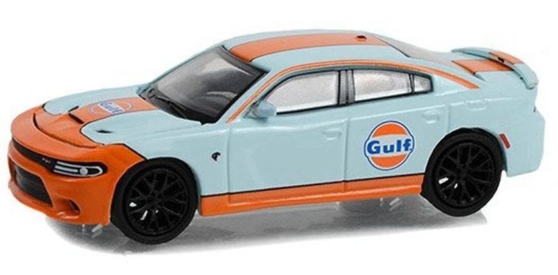2018 Dodge Charger SRT Hellcat van Greenlight 1/64 Gulf, Ophalen of Verzenden, Nieuw, Auto