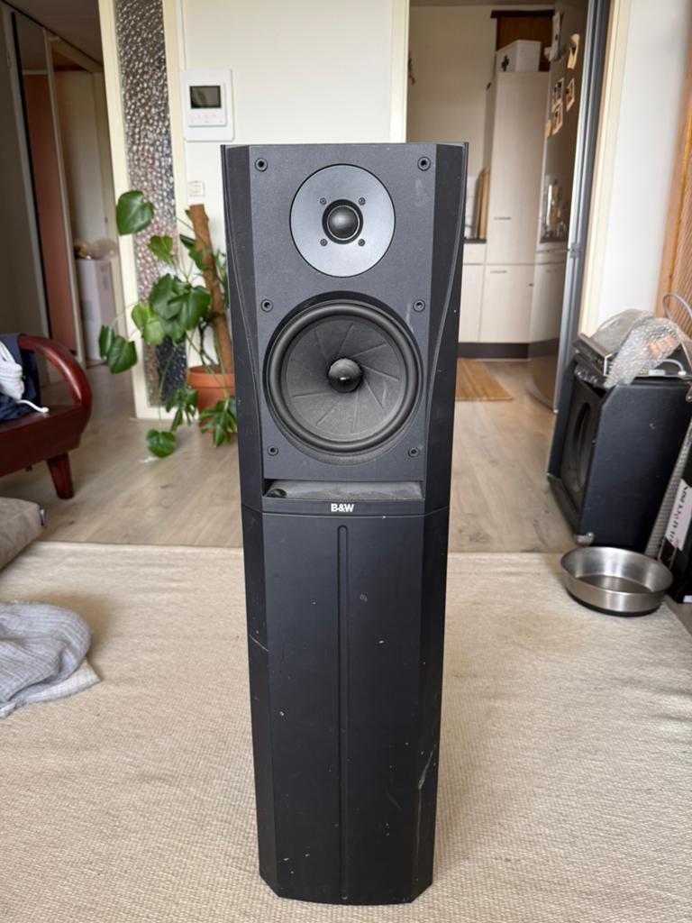 (4x) B&W DM305 Vloerstaande Luidspreker, Audio, Tv en Foto, Luidsprekers, Ophalen, Gebruikt, Bowers & Wilkins (B&W), 120 watt of meer