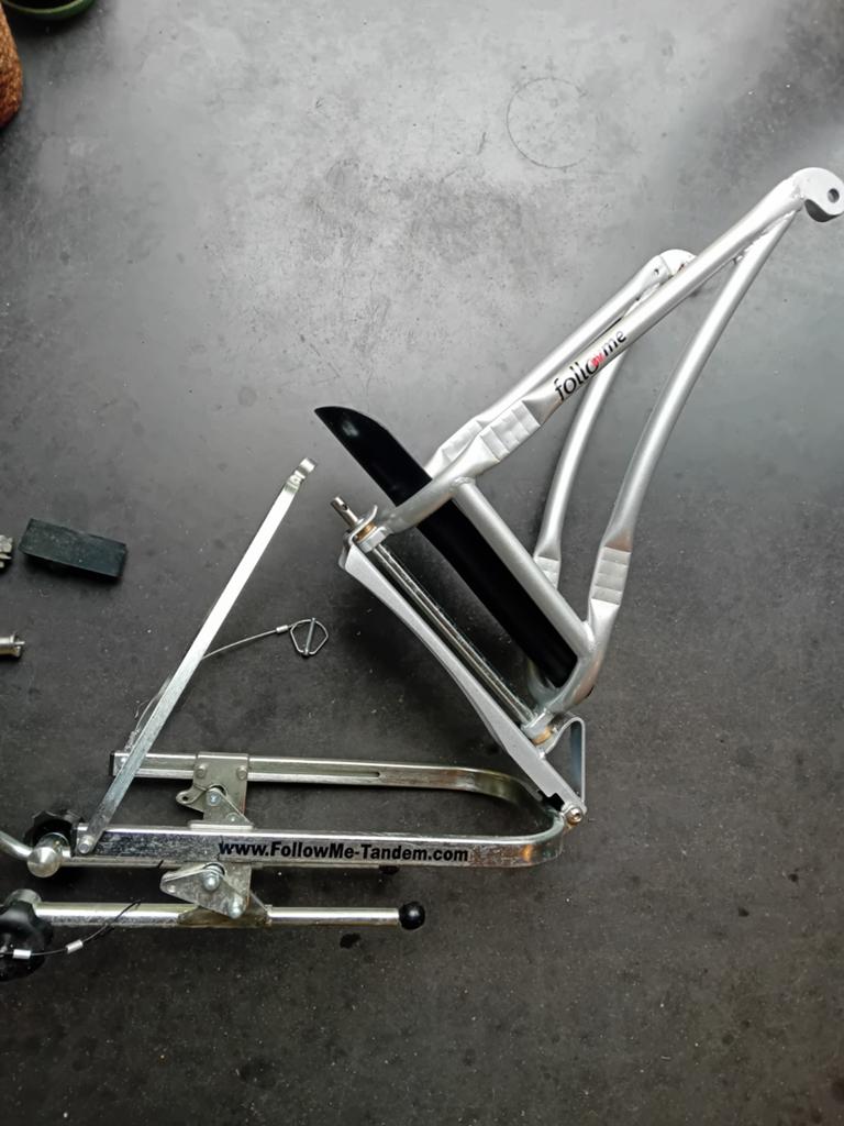 Follow me tandem, weinig gebruikt, goede staat, Ophalen, Zo goed als nieuw, Minder dan 49 cm, Minder dan 10 versnellingen